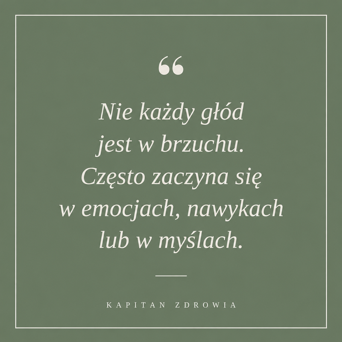 Głód czy Głowa?